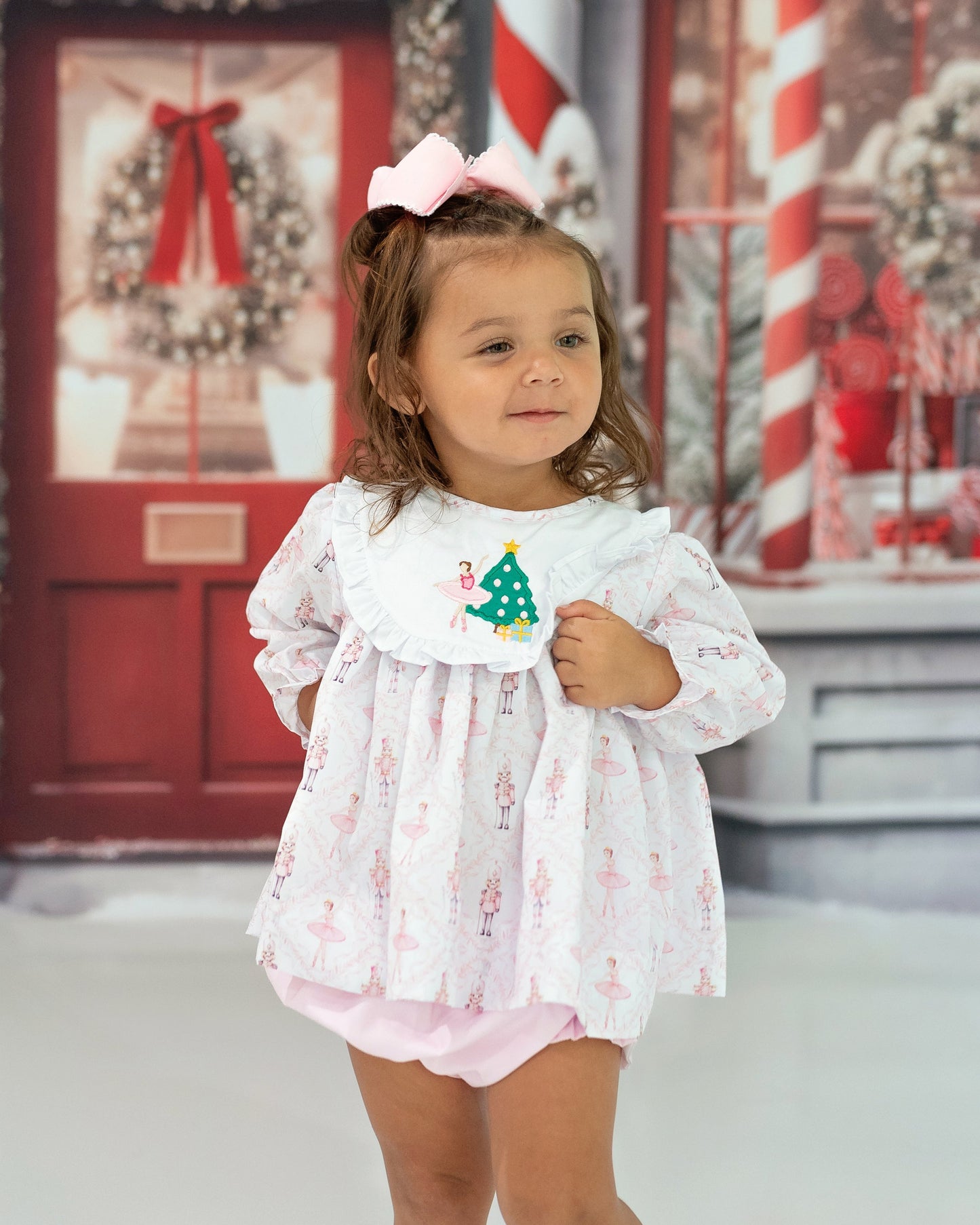 Pink Nutcracker Bloomer Set