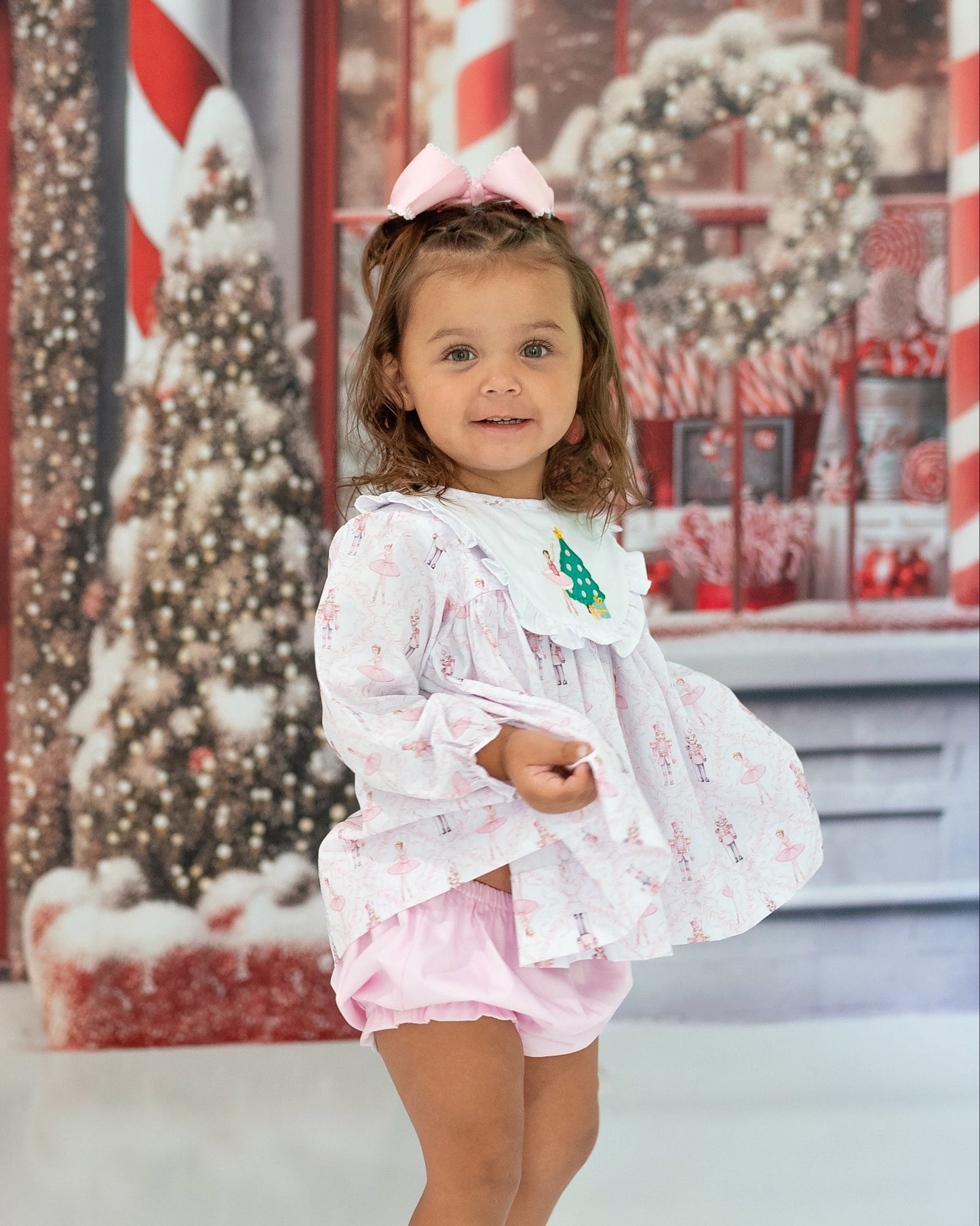 Pink Nutcracker Bloomer Set