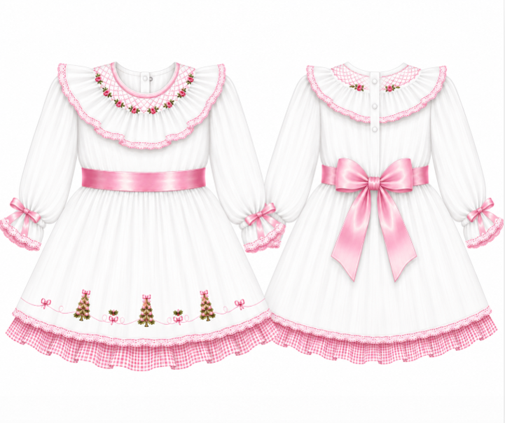 White Christmas Rose - Dress