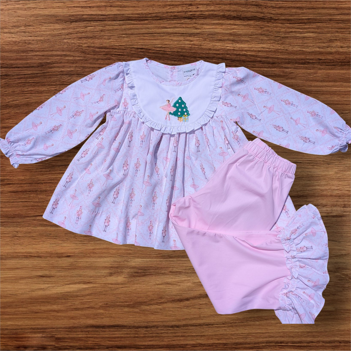 Pink Nutcracker Pants Set