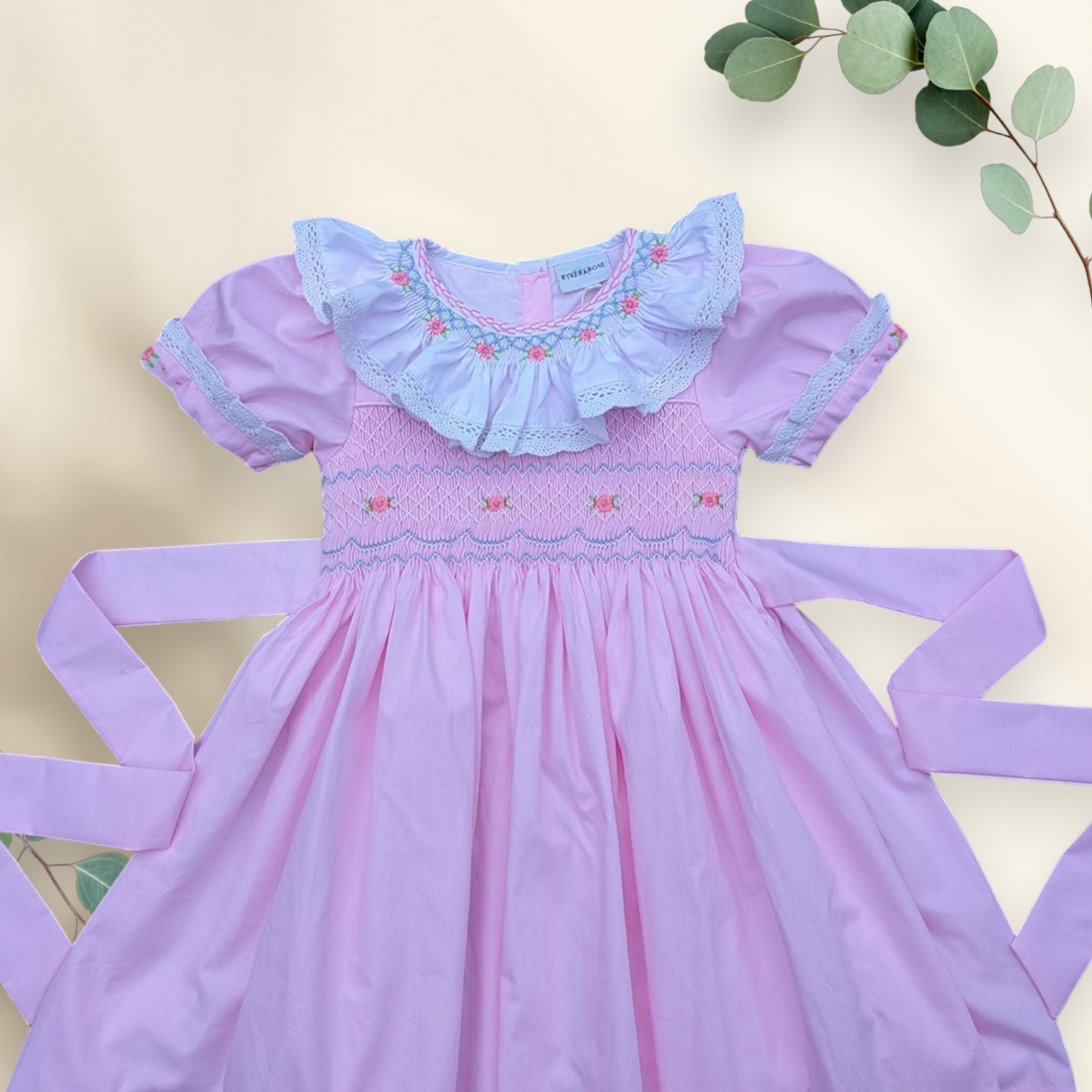 Wrapped Around Smocking Dress