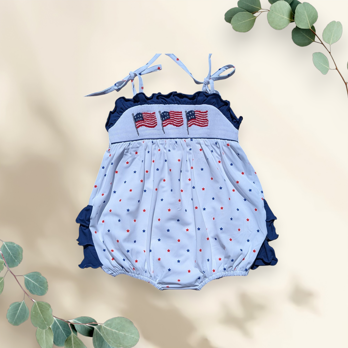 Red, Blue & White - Bubble