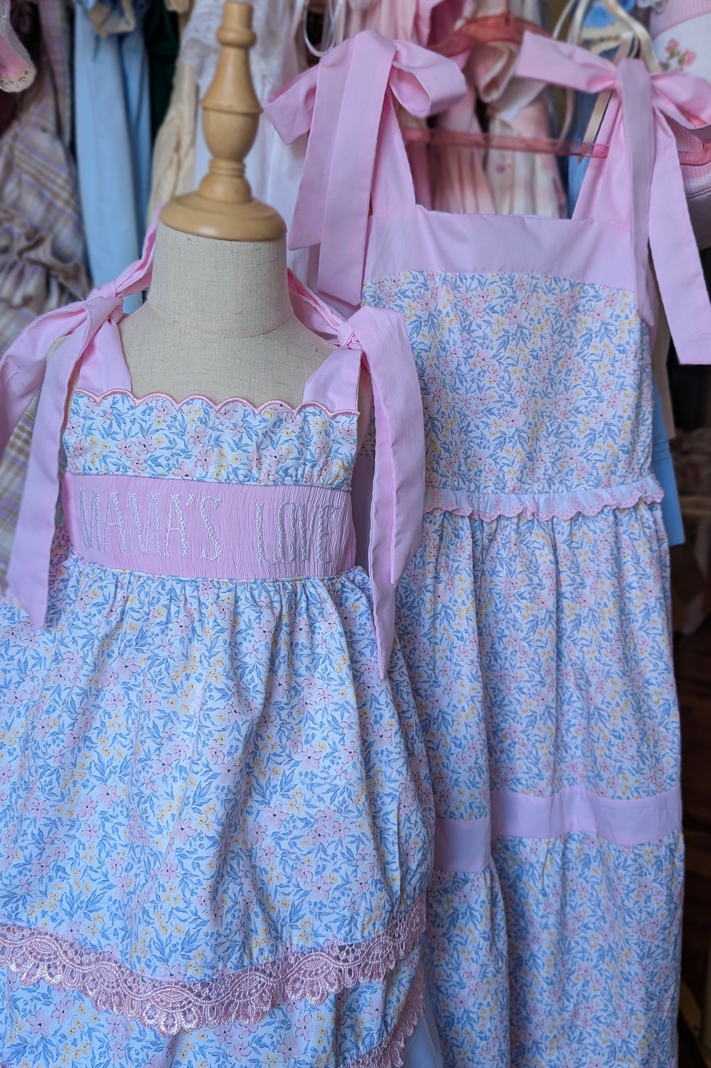 Matching Mama's Dress
