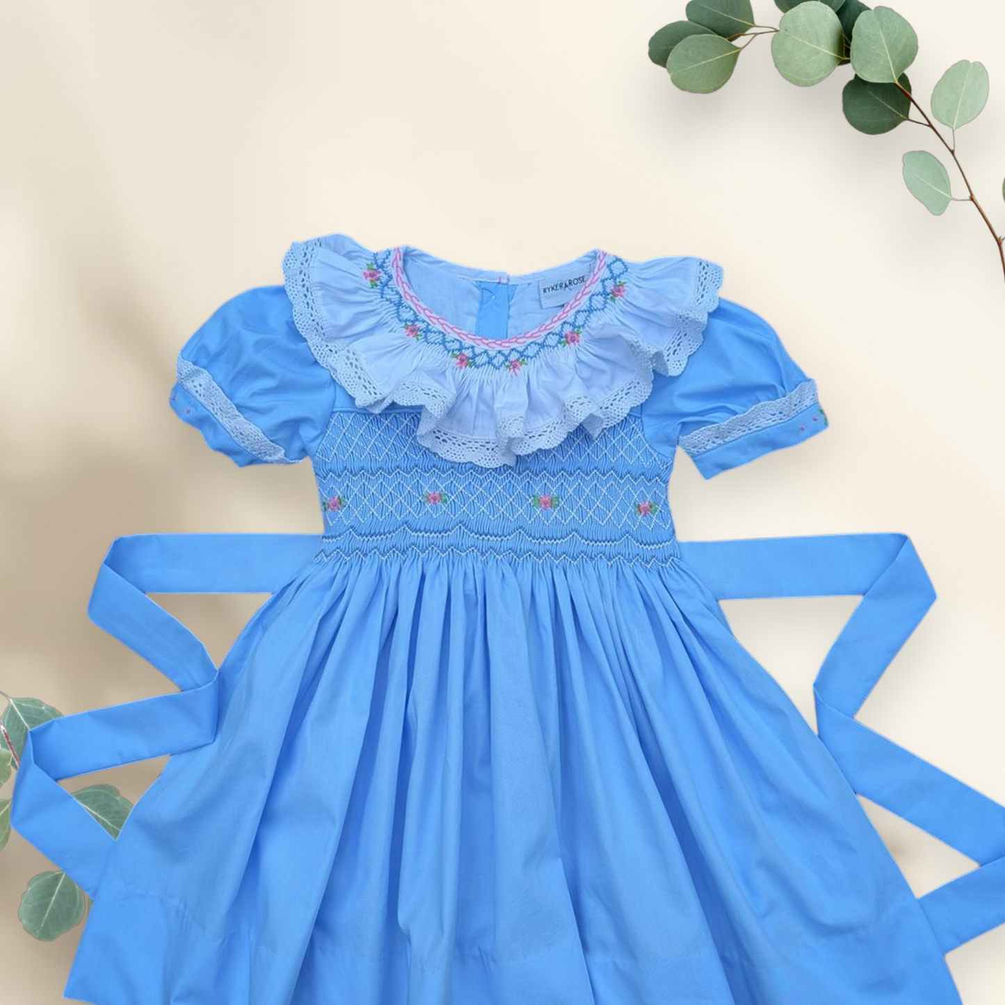 Wrapped Around Smocking Dress