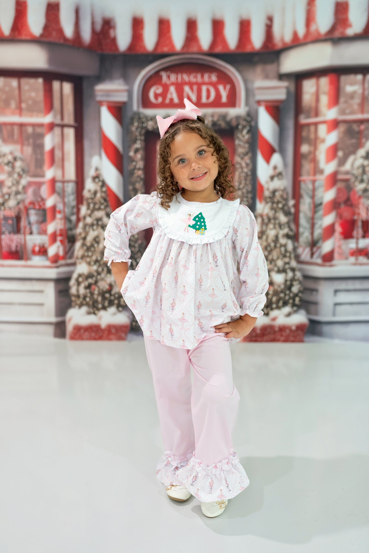 Pink Nutcracker Pants Set