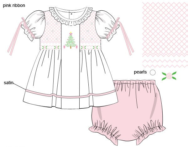 Classic Christmas Tree - Bloomer Set