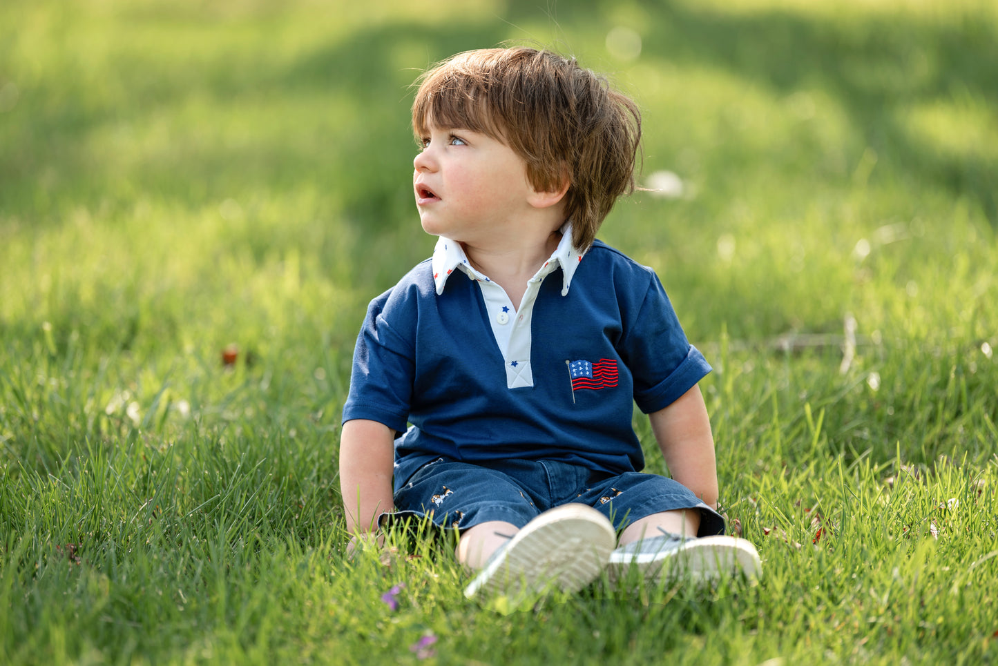 Red, Blue & White - Shirt