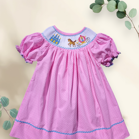 Smocked Princess Bishop Dress