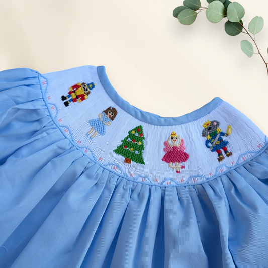 Christmas Nutcracker Smocked Bubble