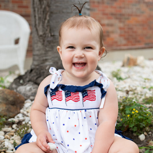 Red, Blue & White - Bubble