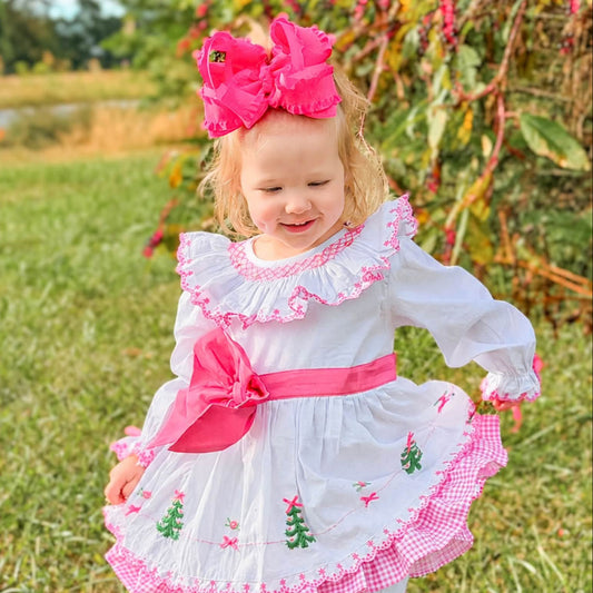 White Christmas Rose - Bloomer Set