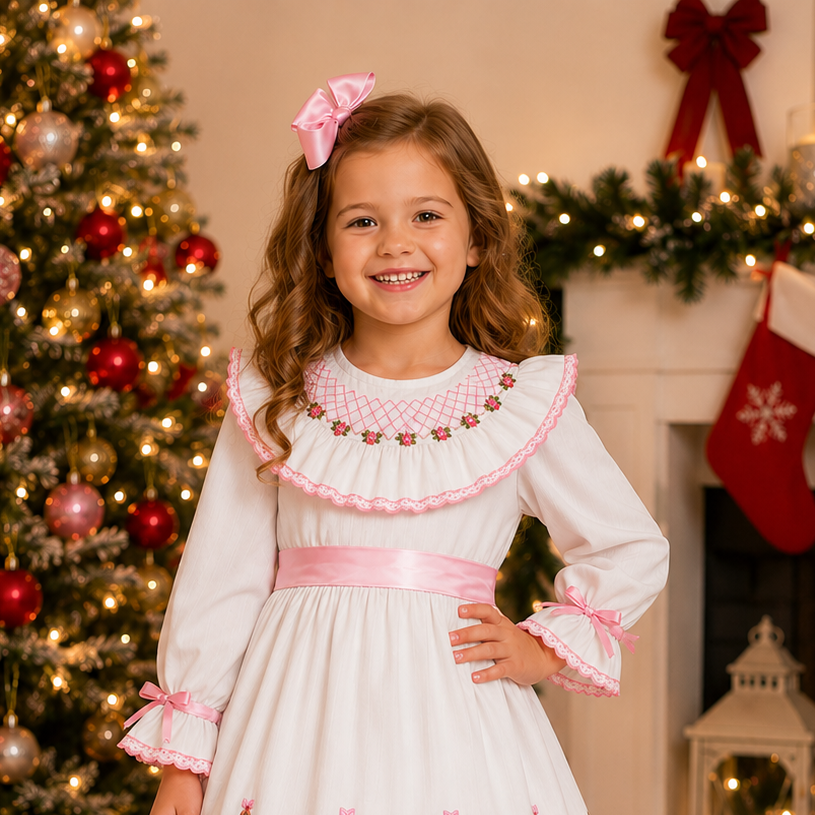White Christmas Rose - Dress