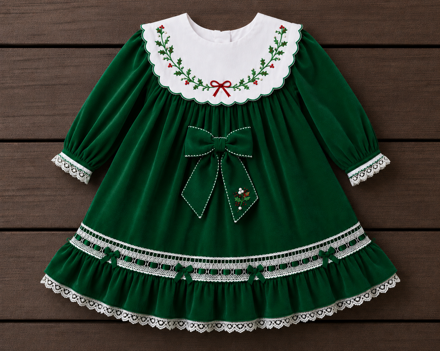 Classic Christmas Green - Dress
