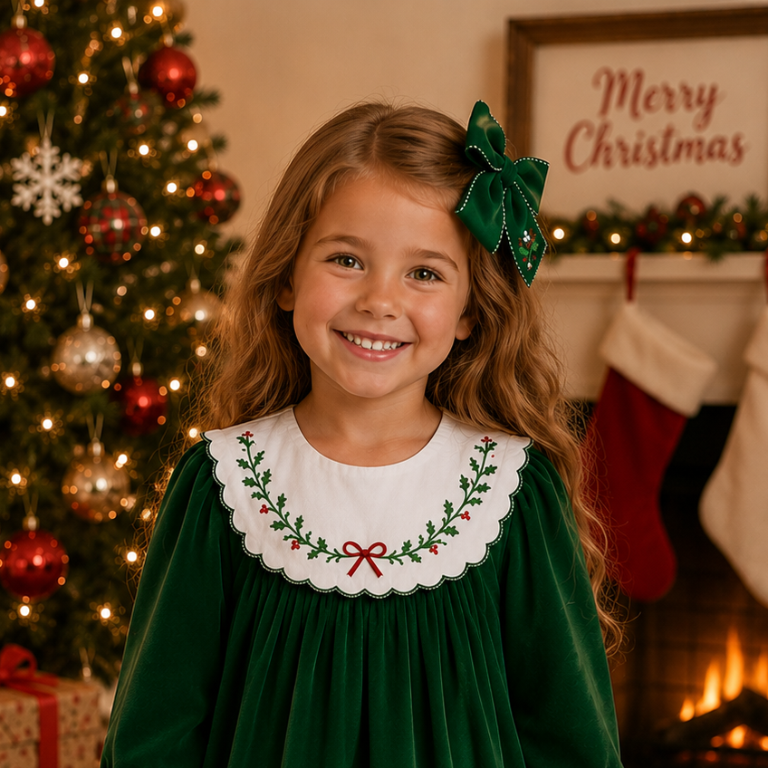 Classic Christmas Green - Dress