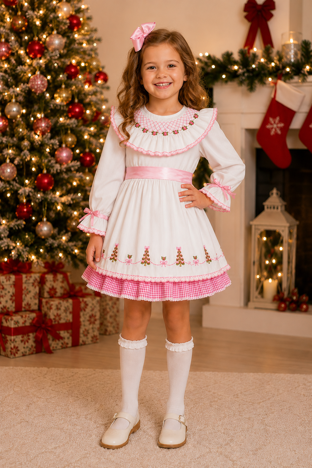 White Christmas Rose - Dress