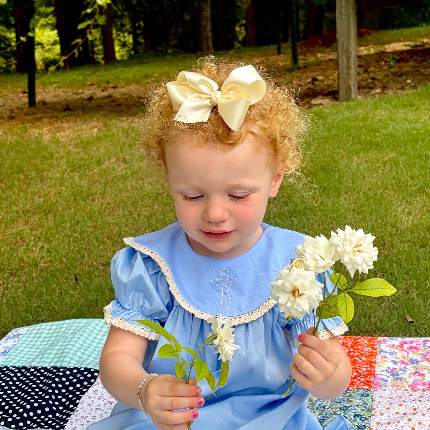 Blue Heirloom Dress