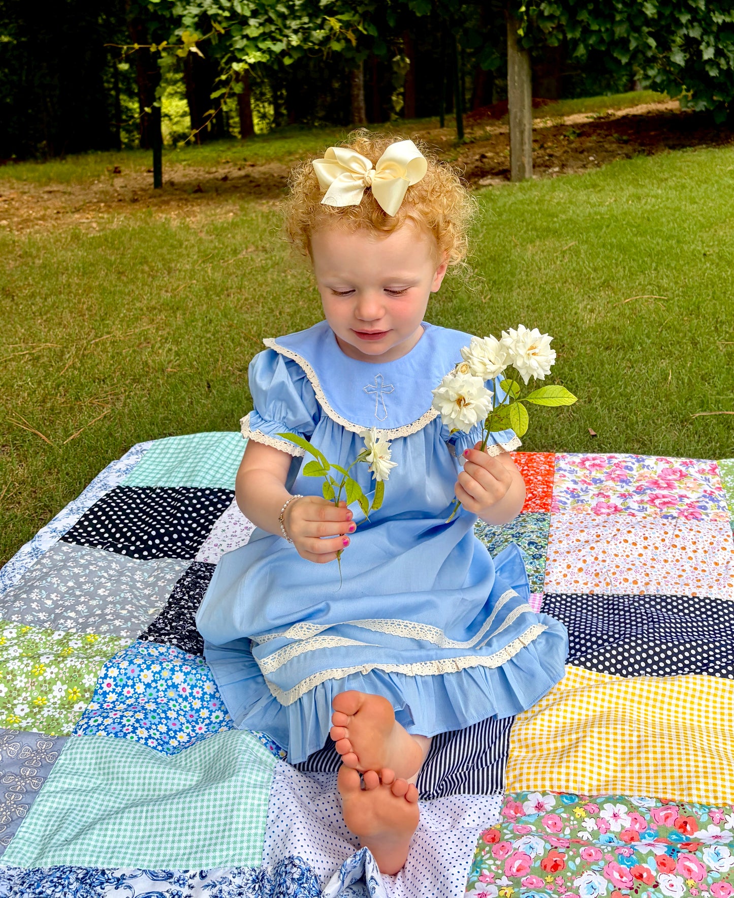 Blue Heirloom Dress