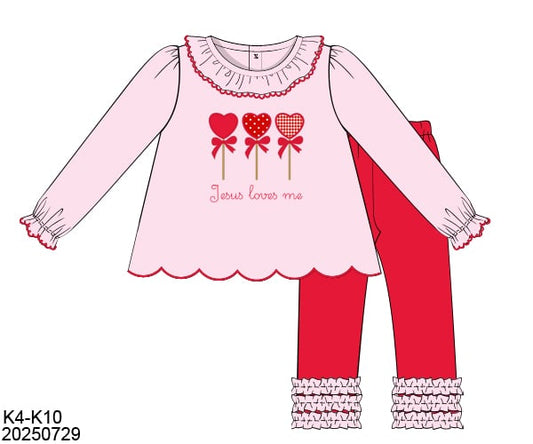 Hearts Trio - Pants Set