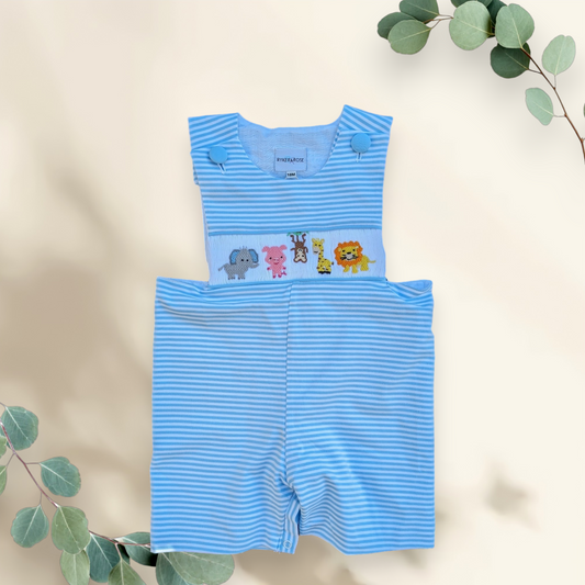 Smocked Zoo Animals JonJon