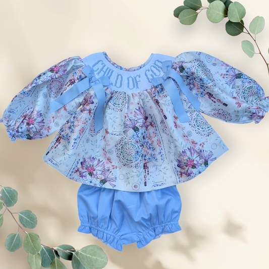 Taffeta Child of God Bloomer Set