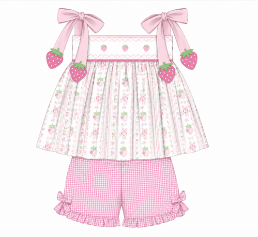 Strawberries - Short Set