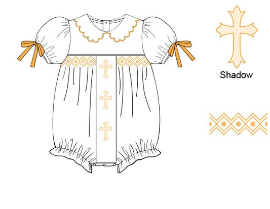 Shadow Cross Embroidery - Bubble