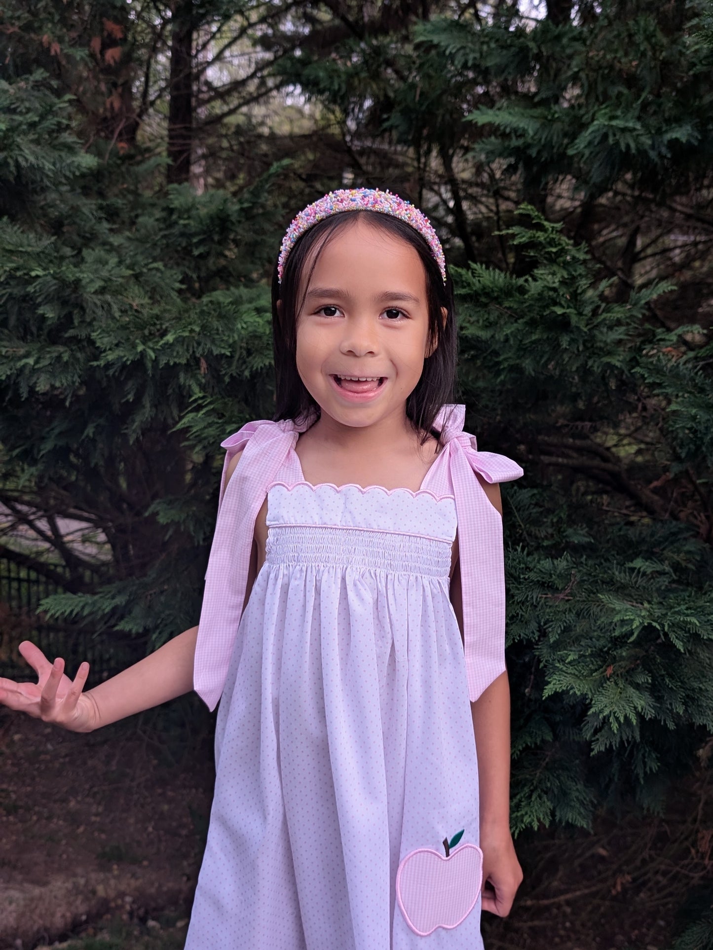 Pink Back to School Dress