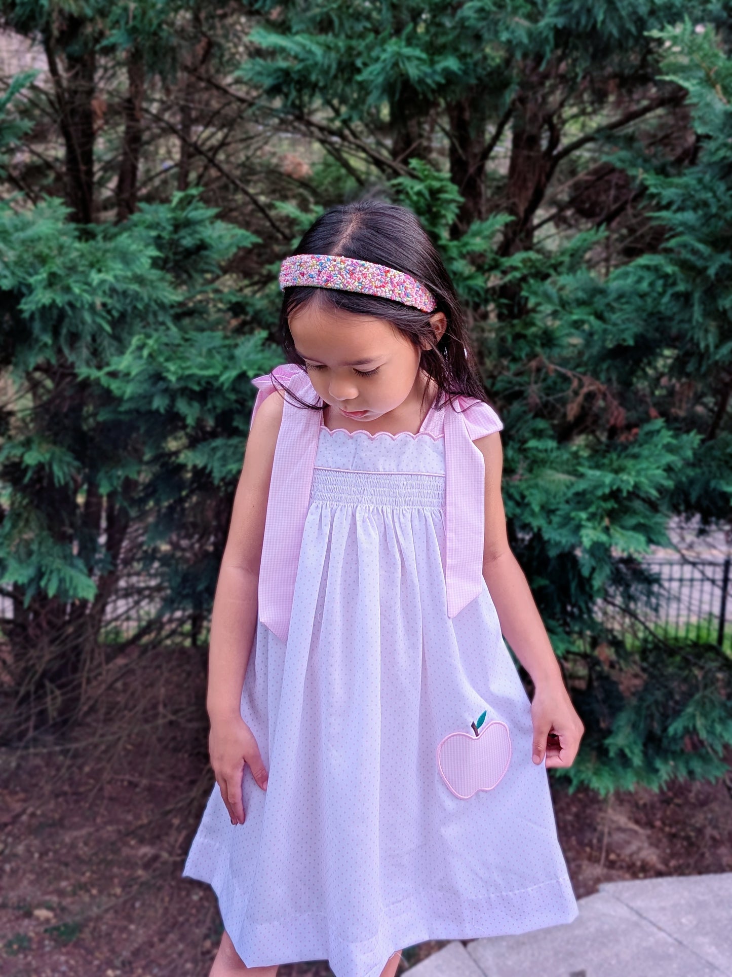Pink Back to School Dress