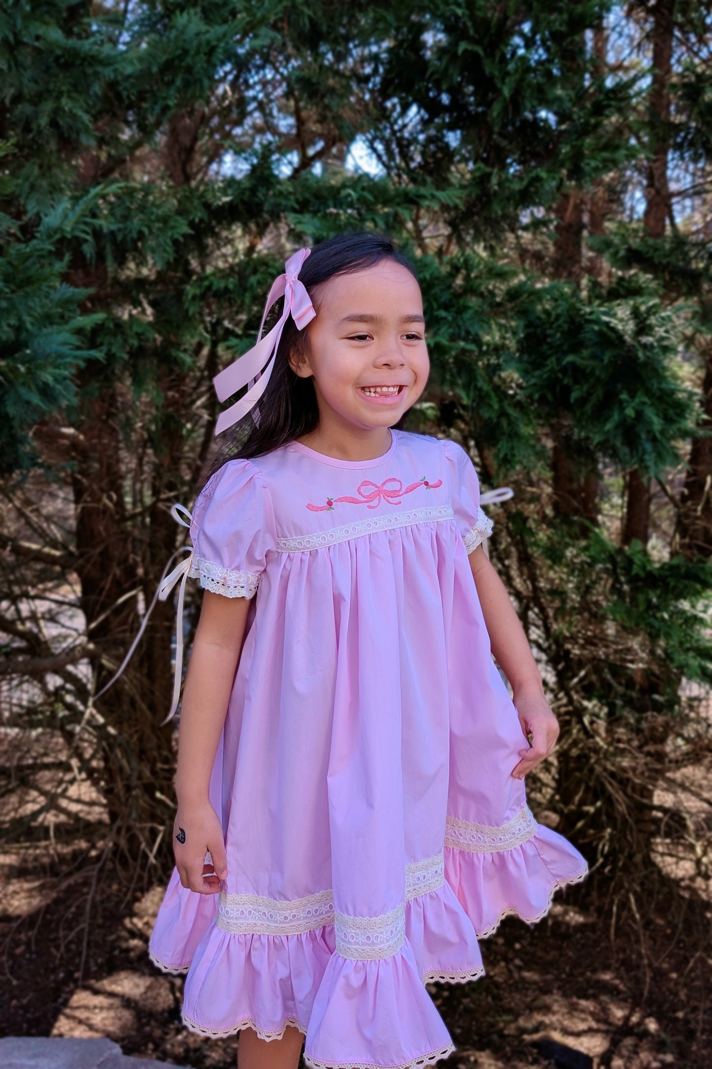 Pink Heirloom Dress