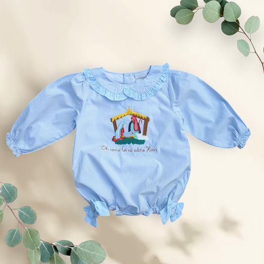 Christmas Nativity Bubble LS