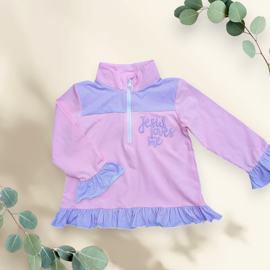 Jesus Loves Me Pullover (Girl)