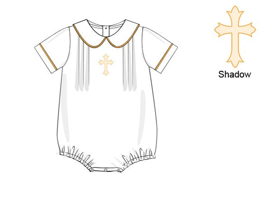 Shadow Cross Embroidery - Boy Bubble