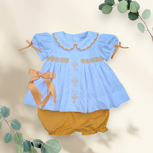 Shadow Cross Embroidery - Bloomer Set