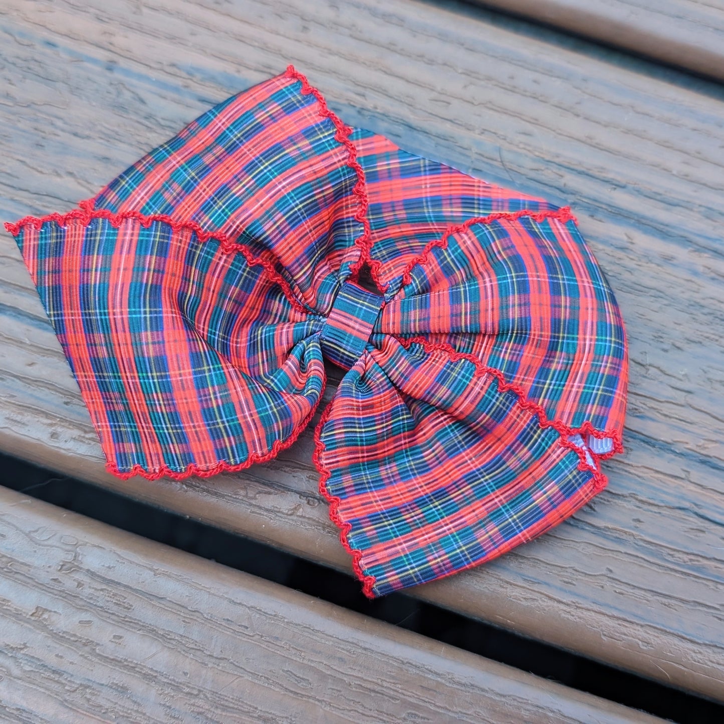 6" Tartan Hairbow