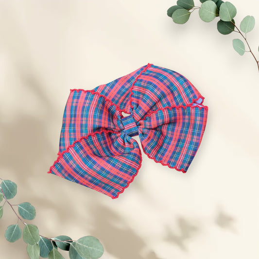 6" Tartan Hairbow