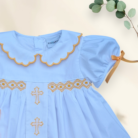 Shadow Cross Embroidery - Dress