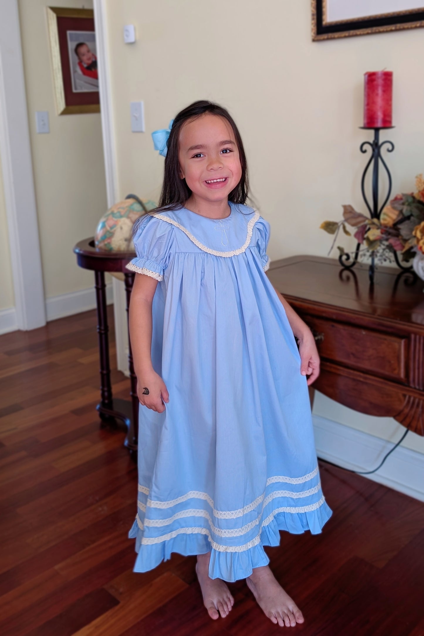 Blue Heirloom Dress