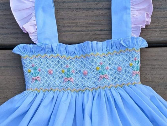 Geometric Smocking - Dress